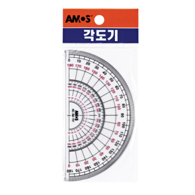 [아모스] 각도기 15cm AM-707