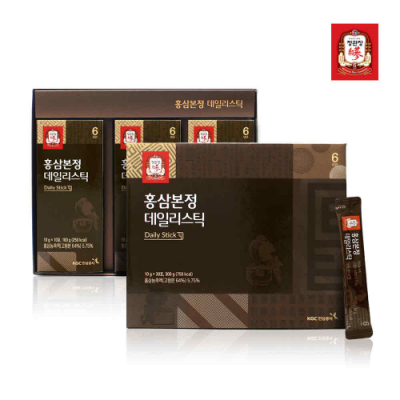 [정관장] 홍삼본정 데일리스틱 10g*30포 (선물용 쇼핑백 증정)