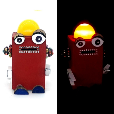 [키즈킹] 로봇 LED 저금통 만들기