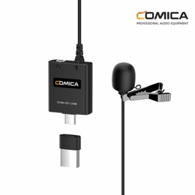 [COMICA] 코미카 CVM-V01.USB PC 컴퓨터 스마트폰 C타입 범용 핀마이크