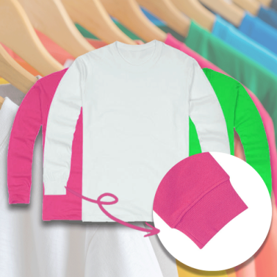 [반티] 긴팔티 무지 티셔츠 시보리 소매 13가지 색상 (얇은 30수/인쇄X/빠른 출고 가능)