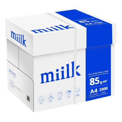 [밀크] A4 복사용지(A4용지) 85g 2500매 1BOX