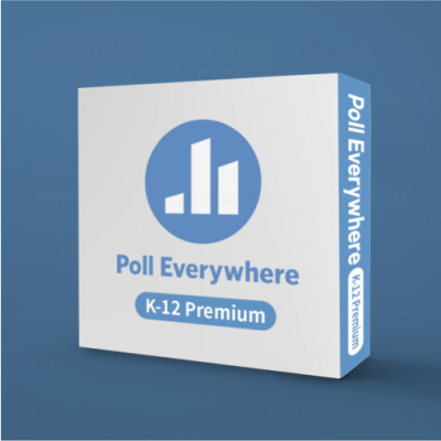[폴 에브리웨어]폴 에브리웨어 K-12 프리미엄 (1 유저, 12개월 이용권) Poll Everywhere K-12 Premium 라이선스
