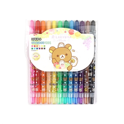 [토마토팬시] 리락쿠마 12색 슬라이더 색연필