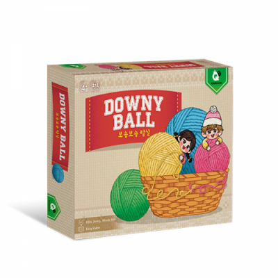 [큐비보드게임] 보송보송 털실 - Downy Ball(2인~4인용,타일놓기게임)