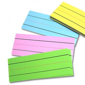 [리틀램스쿨] 포켓차트 Super Bright Word Stripes (4색, 단어용, 200장)