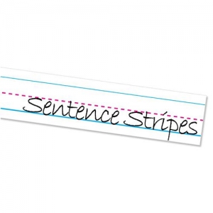 [리틀램스쿨] 포켓차트 Sentence Stripes White (흰색, 문장용, 100장)
