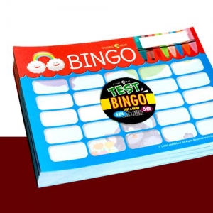 [리틀램스쿨] 빙고게임시트 Test Bingo 5X5 (Rainbow, 300장)