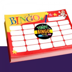 [리틀램스쿨] 빙고게임시트 Test Bingo 5X5 (Star, 300장)