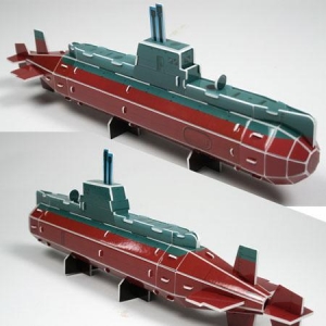 [퍼즐갤러리] 직소퍼즐_물속을 누비며 항해하는 비밀병기 잠수함 배/우드락