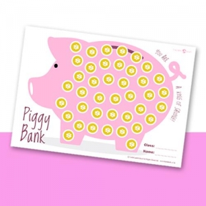 [리틀램스쿨] 칭찬스티커모음판 Piggy Bank Sticker Board (100장)